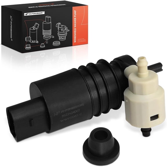 A-Premium Front Windshield Washer Pump Compatible with Buick Encore 2013-2019, Encore Sport 2016-2019, Regal TourX 2018 & Chevrolet Trax/Trax Premier 2013-2020, Spark 2016-2022, Orlando 2012-2014