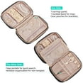 thumbnail image 3 of NISHEL Travel Jewelry Case, Holiday Organizer for Necklaces, Earrings, Rings, Bracelets, Watch, Black, 3 of 3