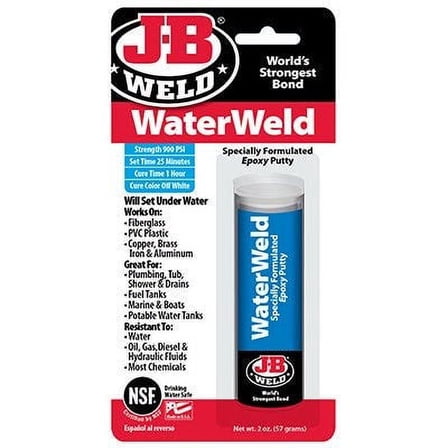 J-B WELD WaterWeld Auto Epoxy Putty, 2-oz