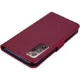 thumbnail image 5 of Samsung Galaxy Note 20 Ultra (Not Note 20) Case for Women, Glitter Bling Diamond PU Leather Wallet Phone Case with Wsrist String Flip Cover for Samsung Galaxy Note 20 Ultra Owl Red, 5 of 14