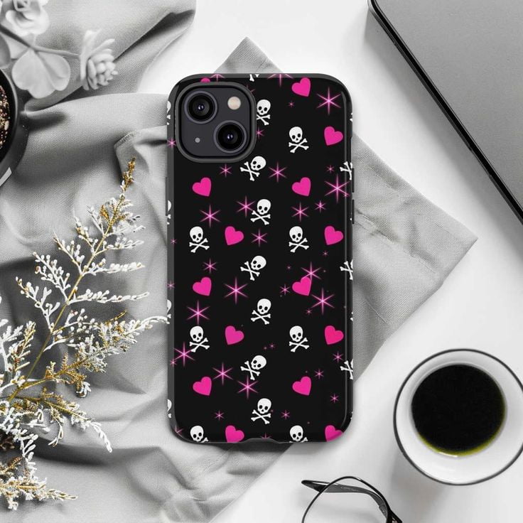 phone case lip gloss holder Silicone iPhone Case with Built-in Lip Gloss Holder – Sanarah Shop