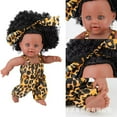 thumbnail image 2 of A-Waroom 12 inch Black Dolls with Afro Hair Black African Dolls for Kids Aged 3+, 2 of 4