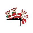 thumbnail image 2 of Festive Christmas Door Archway for Porch Entryway Garden Home Indoor and Outdoor Holiday Window Hanging Ornament, 2 of 8