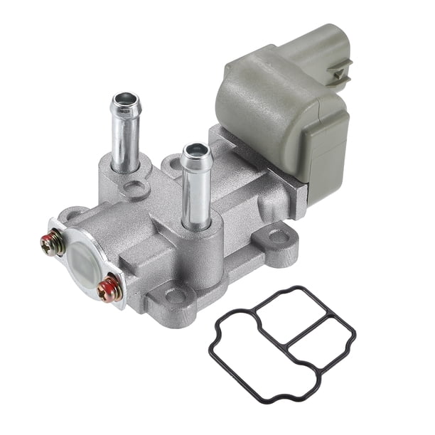 Juego de válvula de control de aire inactivo Unique Bargains para Honda Civic 1996-2000 Metal con junta No.16022P2EA51 tono plateado