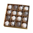 thumbnail image 2 of Adornos de bolas de Navidad BLESIY 16 piezas Plata, 2 of 8