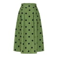thumbnail image 3 of HomeGardon Maxi Skirts for Women Long Skirts Summer Women's Elastic Pocket Printed-line Skirt,S-XXL, 3 of 4