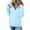 #046 Sky Blue-A6, variant on Tianiyouqing Women's Quarter Zip Oversized Sweatshirts Fleece Quarter Zipper Pullover Hoodies 2025 Mock Neck Fall Workout Jacket Black XL