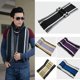 thumbnail image 3 of Bufanda cálida con borlas para hombre de otoño e invierno, bufanda gruesa y ancha a rayas para hombre, 3 of 5