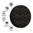 thumbnail image 5 of Balery Red Pokertire Cover Waterproof Dust-Proof, Universal Spare Wheel Tire Cover For Trailer, Rv, Suv Truck And Vehicle Camper Accessories-17 Inch, 5 of 9