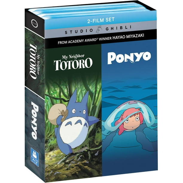 My Neighbor Totoro / Ponyo (2-Film Set) (Blu-ray + DVD) - Walmart