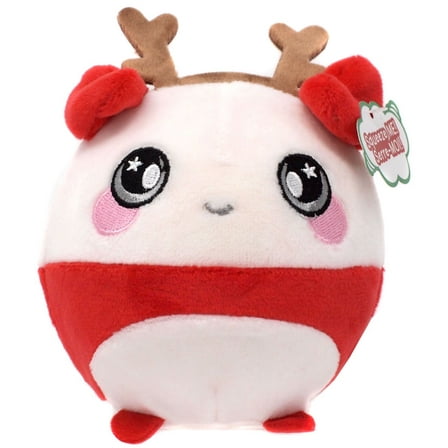 Squeezamals Holiday Series Tess Panda Plush