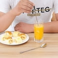thumbnail image 5 of Latte Spoons, 10 Long Handled Spoons, Stainless Steel Teaspoons Teaspoon Ideal, 5 of 5