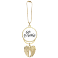 thumbnail image 1 of Hello Beautiful Quote Handwrite Car Keychain Angel Wing Pendant, 1 of 4