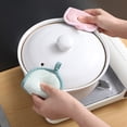 thumbnail image 2 of Grandest Birch 6PCS Fiber Cloth Pan Dish Soft Washing Brush Scrubber Sponge Kitchen Cleaning Tool-Random Color, 2 of 7