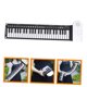 thumbnail image 5 of unbranded Piano Portátil Negro Plegable Roll-Up De Silicona Con Excelente Calidad De Sonido Para Casa, 5 of 8