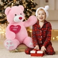 thumbnail image 7 of Tezituor 36'' Teddy Bear Stuffed Animal Giant Bear Plush with I Love You Heart Plush Toy, 7 of 7
