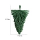 thumbnail image 3 of mfyjkho Guirnalda de árbol de Navidad al revés|decoración colgante con borlas artificiales|agujas de plástico verde|hierro para chimenea|pared|ventana|árbol de Navidad|17,72 x 11,81 x 1,97 pulgadas, 3 of 8