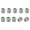 thumbnail image 1 of Unique Bargains Adaptateurs Filetage Manchon Réducteur Écrou 10pcs M16x2 Mâle à M10x1.5 Femelle Réparation Insert Écrou 15mm, 1 of 7