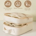 thumbnail image 4 of Travel Shoe Storage Bag Waterproof - Foldable Non-Woven Fabric Organizer for Shoes Boots, Dust-Proof for Travel Home Moving, Multi-Pair Capacity, 4 of 9