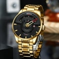 thumbnail image 2 of NIBOSI Creative Mens Watches Top Brand Luxury Fashion Business Quartz Men Watch Wristwatch Big Dial Waterproof Relogio Masculino, 2 of 7