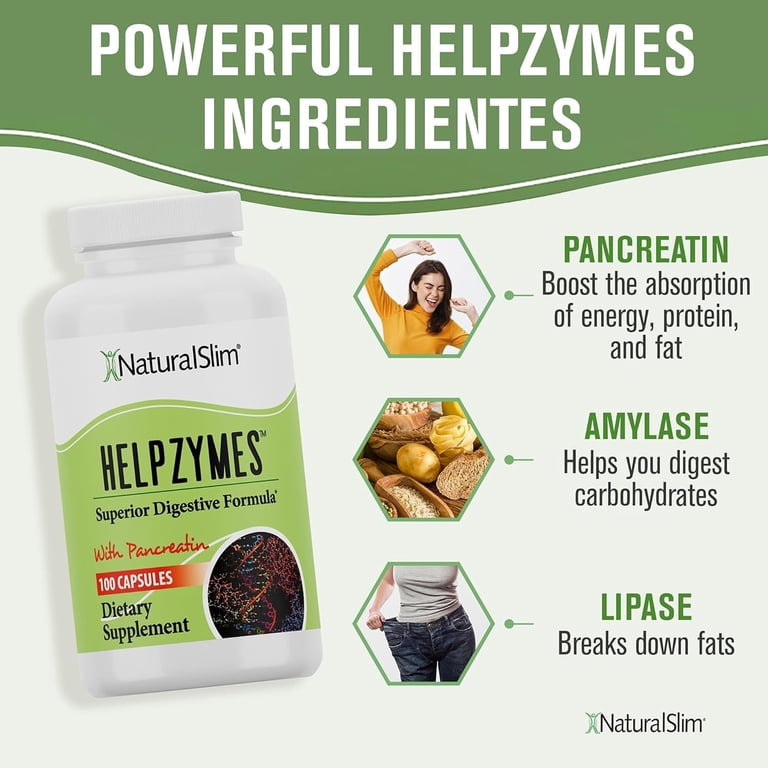 らんまる SLIM BEAUTY HOUSE ENZYME NaturalSlim, Digestive Enzymes, 100 Count, 3 Pack for Gut Health