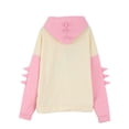 thumbnail image 4 of Women Dinosaur Print Hooded Drawstring Sweatshirt Pullover Headband Sweatshirt Hooded Sweater, 4 of 4