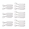 thumbnail image 2 of Collar Capas Cierre Magnético 2-3 Hebras Separador Plata 6pcs Sunnimix Cierre de capas de collar, 2 of 8