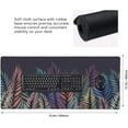 thumbnail image 3 of Large Mouse Pad for Desk, Abstract Palm Leaves Desk Mats on Top of Desks, Non-Slip Rubber Base Mousepad with Stitched Edges, Keyboard Mouse Mat Desk Pad for Work, Game, Office, 35.5"x16"x0.12", 3 of 6