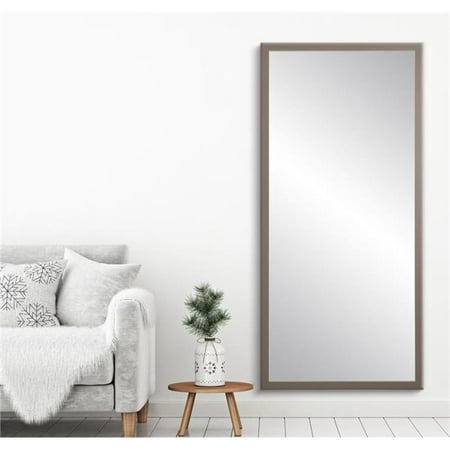 Brandtworks Modern Matte Gray Floor Mirror 29 5 X 68 5 In Bm070t