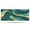 Teal and Gold, variant on White Marble Rose Gold Line Pattern Bathroom Rugs Mat,Non Slip Microfiber Bathroom Rug,Rubber Backing,Soft Bathroom Mats for Bathroom Floor,Tub and Shower,60x24in(150x60cm)