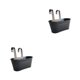 thumbnail image 4 of Toystoory Maceta universal - Flores Hierbas y verduras Macetas colgantes con estilo para interiores y exteriores negro 28 * 13 * 12 * 22.5 * 9.5 negro 28*13*12*22.5*9.5 2Conjunto, 4 of 6