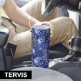 thumbnail image 6 of Pioneer Flower Floral Print Pattern 20oz Skinny Tumbler with Straw & Lid, Double Wall Vacuum Insulated Cup, Leak-Proof, Cup Holder Friendly, Hot 6H Cold 12H, 6 of 6