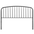 thumbnail image 2 of Headboard, Full Size, Metal, Grey Gray, Modern Contemporary Urban Design, Bedroom Master Guest Suite, 2 of 6