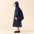 thumbnail image 3 of LIZENG Children's Raincoat Thickened and Lengthened Rainproof Full Body Poncho with School Bag Student Raincoat, 3 of 3