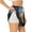 White, variant on Vintage Starry Sky Labrador Printed 2 in 1 Women's Workout Shorts for Athletic Gym Running Shorts with Phone Pockets-