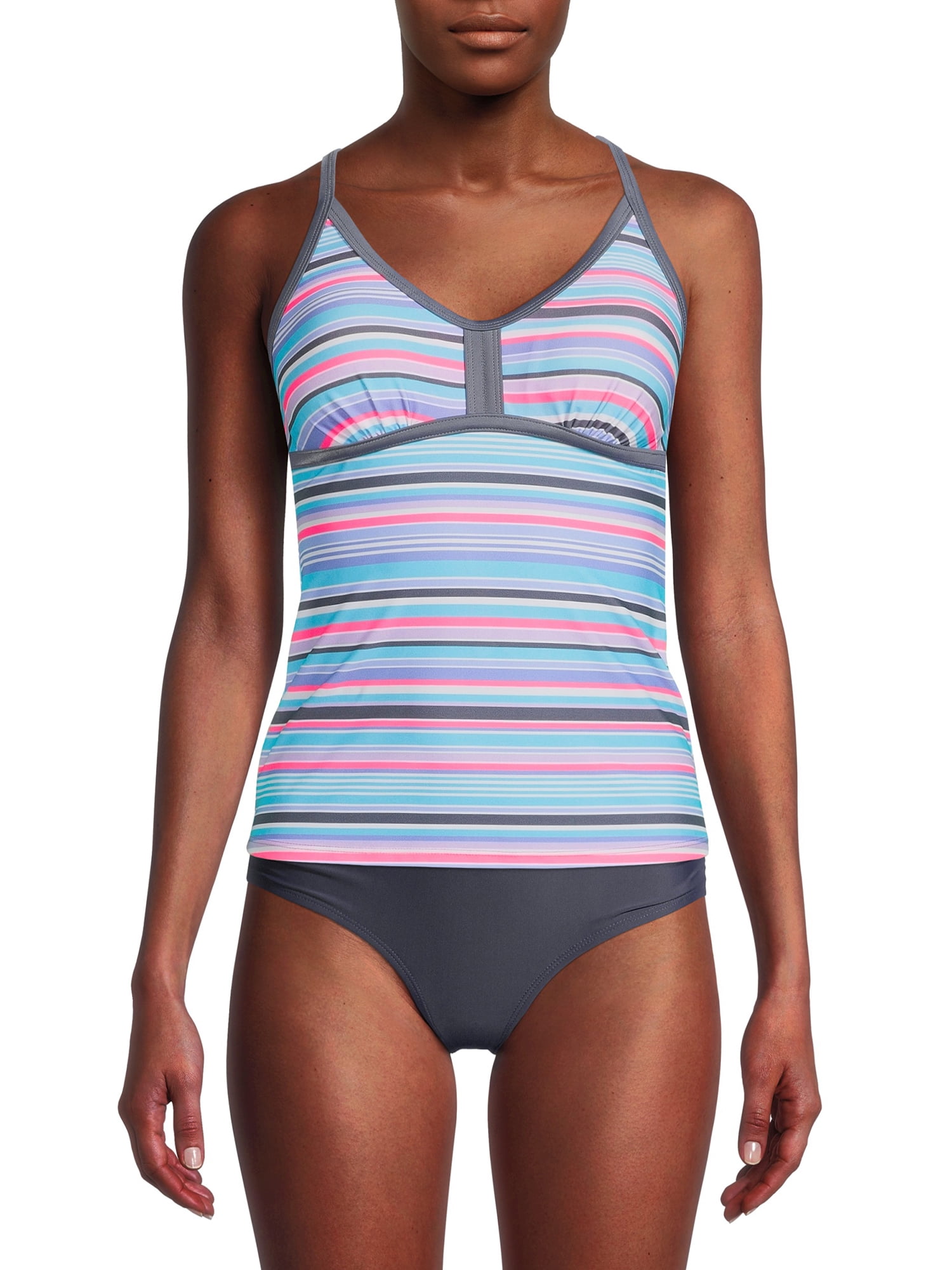 Free Tech Womens Strappy Tankini Swim 