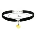 thumbnail image 5 of Opvise Choker Necklaces Adjustable Chic Faux Leather Vintage Gothic Style Velvet Choker for Women, 5 of 8