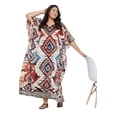thumbnail image 7 of Gypsie Blu Women's Plus Size Kaftan Dresses for Women Long Maxi Dress, 7 of 7