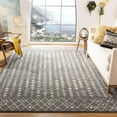 thumbnail image 2 of SAFAVIEH Tulum Goddard Moroccan Geometric Runner Rug, Ivory/Grey, 2' x 8', 2 of 5