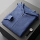 thumbnail image 3 of Suéter de lana para hombre de otoño e invierno, cárdigan con cremallera y capucha informal para jóvenes y de mediana edad, suéter deportivo de pura lana, 3 of 5