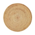 thumbnail image 1 of veasfak Heat Insulation Round Coaster Coffee Tea Cup Rattan Placemat Pad 20cm, 1 of 9