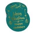 thumbnail image 1 of Inkdotpot Pack Of 50 Real Gold Foil Paper Tags Merry Christmas & Happy Holiday Favor Hang Tags, 1 of 6