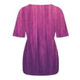 thumbnail image 5 of Hvyesh Plus Size Tshirt for Women Casual Short Sleeves T Shirt Loose Fit Crew Neck Tie Dye Blouses Tee Rebajas de verano, 5 of 7