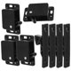 thumbnail image 5 of Cabinet Door Latch Rv Grabber Catch Camper Drawer Latch And Catch Rv Accessories Black 7 50X2 60X1 80cm Security Locking 4 Sets, 5 of 5