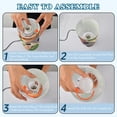 thumbnail image 4 of Touch Control Table Lamp with LED Bulb Bedside Lamp for Bedroom Living Room Cute Bunny with Big Eyes, 4 of 8