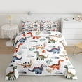 thumbnail image 2 of Castle Fairy Cartoon Dinosaur Full Size Comforter Sets,Animal Dino Bedding Sets, 2 of 8
