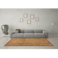 thumbnail image 3 of Ahgly Company Indoor Rectangle Abstract Brown Modern Area Rugs, 4' x 6', 3 of 4
