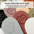 thumbnail image 3 of Hehanda 6 Pairs of Women's Low-Top Shallow Ice Silk Boat Socks Non-Slip Short Tube Socks, 3 of 7