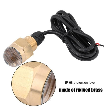 Qiilu Marine Deck Light, 12V White LED Marine Boat Yacht Stainless Steel Oblong Courtesy Light Stair Deck Usage