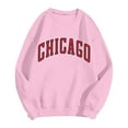 thumbnail image 3 of Ladies Fashion Casual Letter Printed Round Neck Long Sleeve Festival Sweatshirt Lightweight Hoodie Winged Long Sleeve Hoodies plus Size Women 5x Athletic Sports Jackets Fitted Pullover Sweater Women, 3 of 4